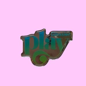 glossier play release sticker!